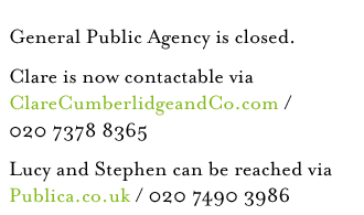 General Public Agency is closed.